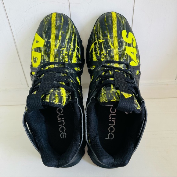 Adidas Mens Vigor Bounce BB7108 Black Yellow Sneakers size 6 - Picture 9 of 12